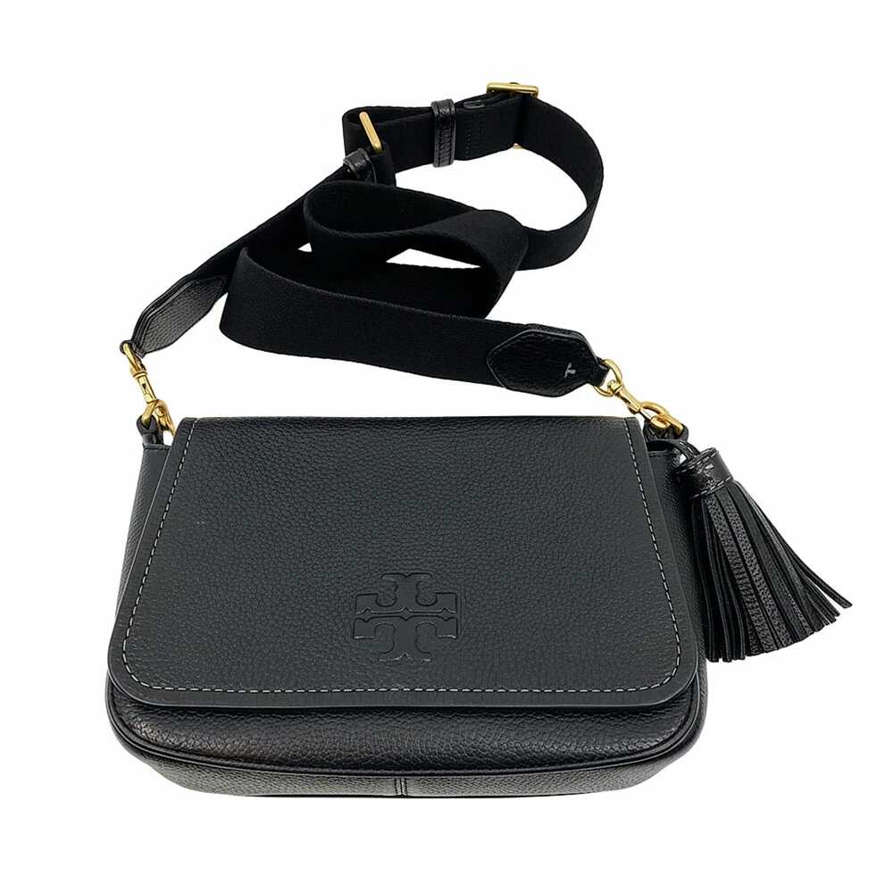 Tory Burch Black Crossbody Bag | OS | Gold Hardware, Regular